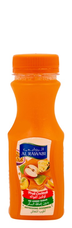 Al Rawabi Long Life Fruit Cocktail Juice - no added sugar 200 ml