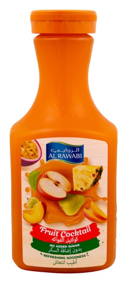 Al Rawabi Long Life Fruit Cocktail Juice - no added sugar 1.5 L