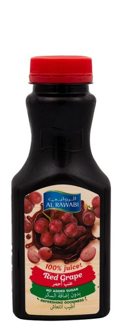 Al Rawabi Long Life Red Grape Juice - no added sugar 350 ml