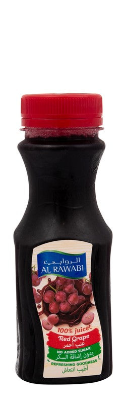 Al Rawabi Long Life Red Grape Juice - no added sugar 200 ml