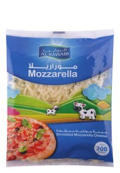 Al Rawabi Shredded Mozzarella Cheese 200 gr