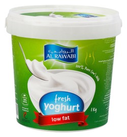 Al Rawabi Fresh Low Fat Yogurt 1 kg