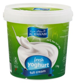 Al Rawabi Fresh Full Fat Yogurt 1 kg