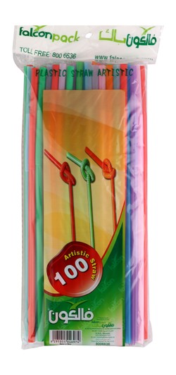 Falcon Artistic Straws 100 per pack