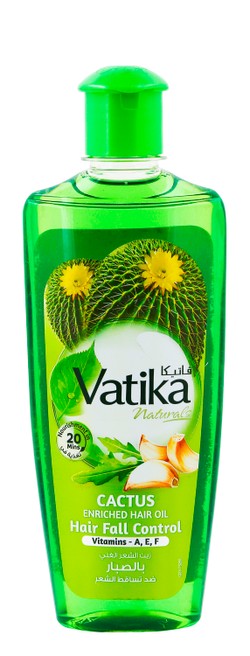 Vatika Naturals Hair Fall Control Hair Oil with Cactus & Garlic 200 ml