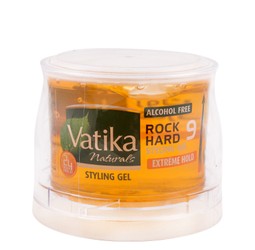 Vatika Rock Hard Styling Gel Extreme Hold 9 - alcohol free 250 ml