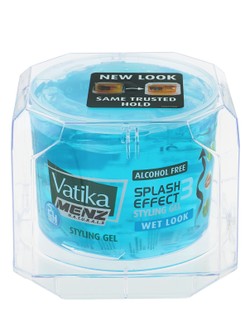 Vatika Splash Effect Hair Styling Gel Wet Look - alcohol free 250 ml