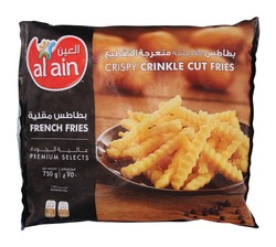 Al Ain Frozen Crispy Crinkle Cut Fries 750 gr