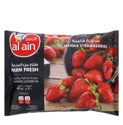 Al Ain Frozen Whole Strawberries - sodium free 400 gr