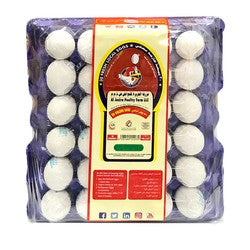 Al Jazira Medium Grade A White Eggs 30 per pack