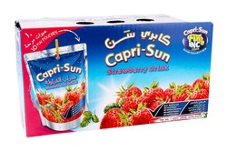 Capri-Sun Long Life Strawberry Drink - preservatives free  artificial colors free  artificial flavors free 10 x 200 ml