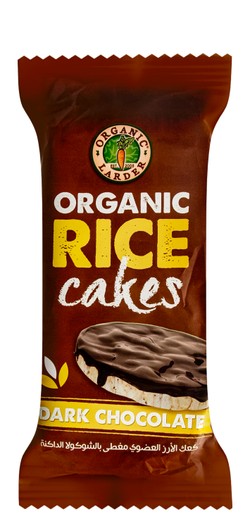 Organic Larder Rice Cakes with Dark Chocolate 67 gr