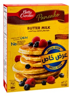 Betty Crocker Buttermilk Pancake Mix (Special Offer) - artificial colors free  artificial flavor free 917 gr