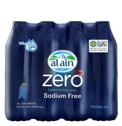 Al Ain Zero Water (12x500ml) - sodium free 12 x 500 ml