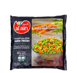 Al Ain Frozen Peas & Carrots 400 gr