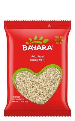 Bayara White Quinoa - no added artificial flavors  no added artificial colorants  no added artificial preservatives 400 gr