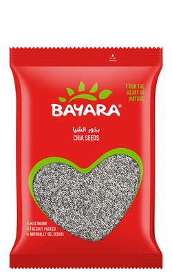 Bayara Chia Seeds - no added artificial flavors  no added artificial colorants  no added artificial preservatives 400 gr