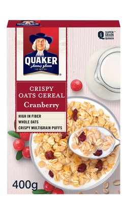 Quaker Crispy Oat Cereal with Cranberry 400 gr