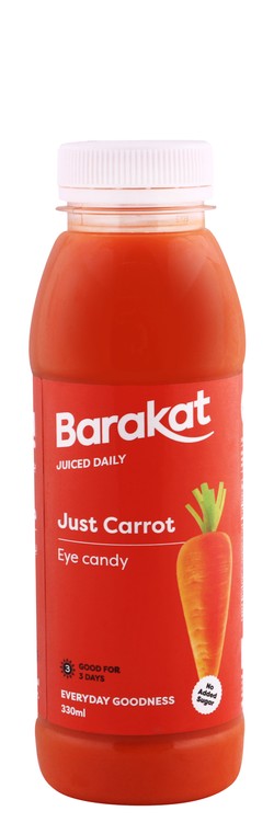 Barakat Fresh Carrot Juice - preservatives free  additive free  no added sugar 330 ml