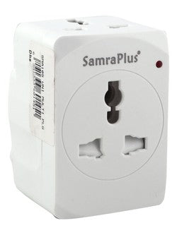 Samra Plus White 3 Way Multi Plug 1 pcs