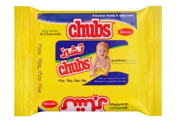 Chubs Baby Wipes with Chamomile & Aloe Extracts - alcohol free 5 wipes