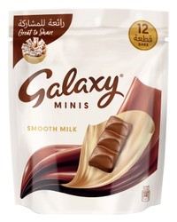 Galaxy Smooth Milk Chocolate Minis (12 Pieces) 150 gr