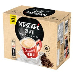 Растворимый кофе Nescafé 3in1 Creamy Latte в стиках 20 x 22,4 г