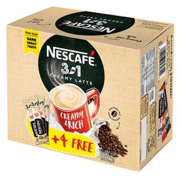 Nescafé 3in1 Creamy Latte Instant Coffee Sachets (20+4 Free) 24 x 22.4 gr