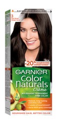 Garnier Color Naturals Nourishing Permanent Hair Dye Cream with Shea Butter  Avocado & Olive Oils Dark Brown 3 1 pack