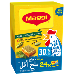 Maggi Chicken Stock Cubes - 30% less salt 24 x 20 gr