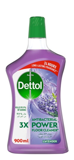 Dettol Antibacterial Power Floor Cleaner Lavender Scent 900 ml