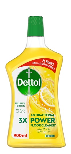 Dettol Antibacterial Power Floor Cleaner Lemon Scent 900 ml