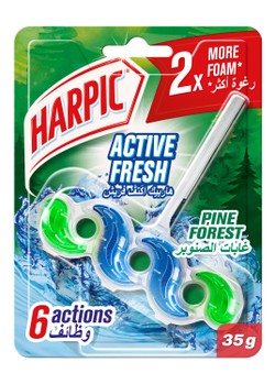 Harpic Active Fresh Toilet Rim Block Pine Scent 35 gr