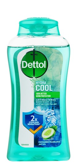 Dettol Hydra Cool Antibacterial Body Wash Cucumber Scent 250 ml