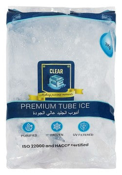 Clear Premium Ice Tubes 2 kg