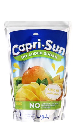 Capri-Sun Long Life Mango Mixed Juice - vegan  no added sugar  preservatives free 200 ml