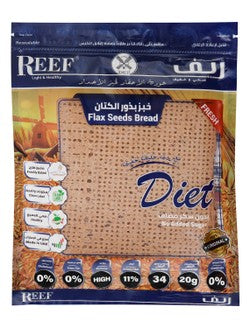 Reef Diet Freshly Baked Bread with Flaxseeds - cholesterol free  trans fat free  chemical free 270 gr