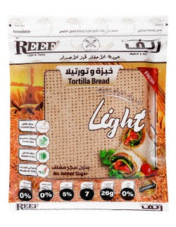 Reef Light Freshly Baked Tortilla Bread - cholesterol free  trans fat free  oil free 270 gr