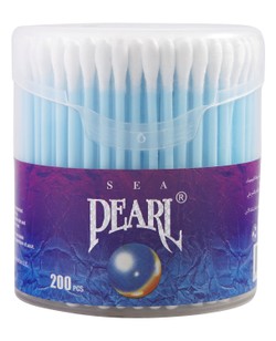 Sea Pearl Blue Cotton Swabs 200 per pack