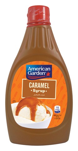 American Garden Caramel Syrup - vegetarian  gluten free 680 gr