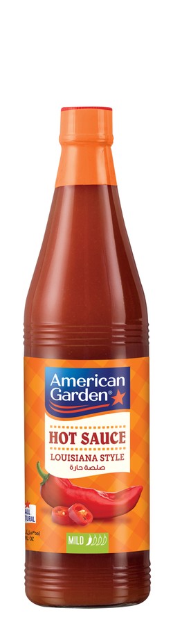 American Garden Mild Hot Sauce Louisiana Style - vegan  gluten free 355 ml