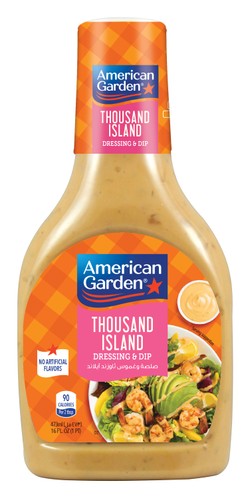 American Garden Thousand Island Dressing - artificial flavors free  dairy free 473 ml