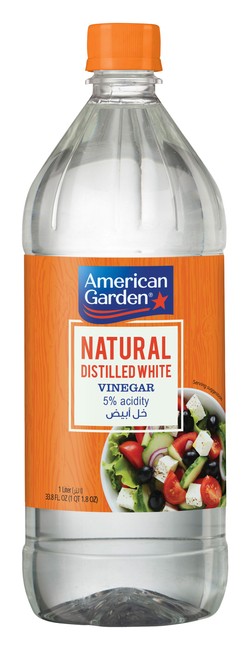 American Garden Natural White Vinegar - vegetarian  gluten free 1 L