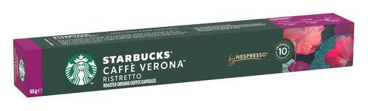 Starbucks Caffè Verona Arabica Ristretto Coffee Capsules Dark Roast - Intensity 10 10 capsules