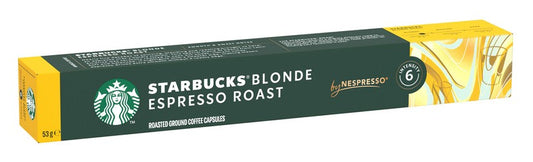 Starbucks Blonde Roast Espresso Coffee Capsules - Intensity 6 10 capsules