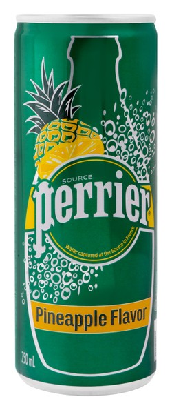 Perrier Sparkling Water Pineapple Flavor 250ml 250 ml