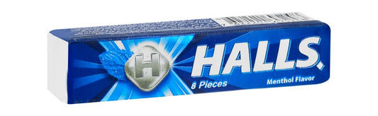 Halls Hard Candies Menthol Flavor (8 Pieces) 22.4 gr