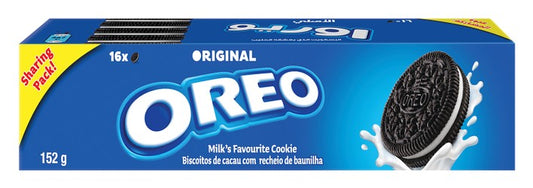 Oreo Original Sandwich Biscuits Filled with Vanilla Cream (16 Pieces) 152 gr