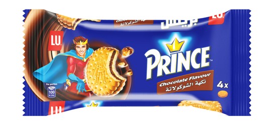 Печенье Prince Biscuits со вкусом шоколада (4 шт.) 38 гр.