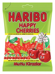 Haribo Happy Gummy Candies Cherry Flavor - artificial color free 160 gr